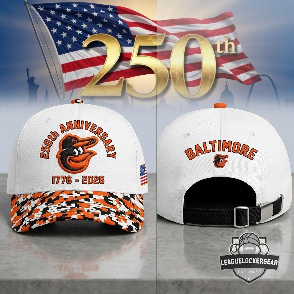 Baltimore Orioles USA 250th Anniversary 1776-2026 Baseball Jersey - LeagueLockerGear