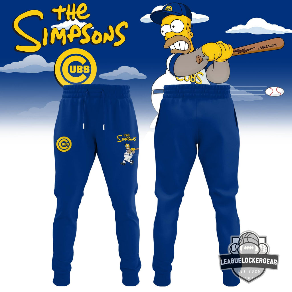 Chicago Cubs The Simpsons Baseball Jersey - LeagueLockerGear