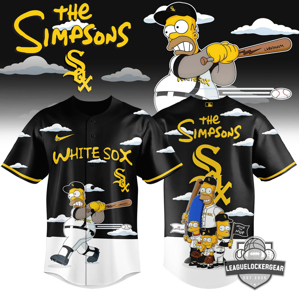 Chicago White Sox The Simpsons Baseball Jersey - LeagueLockerGear