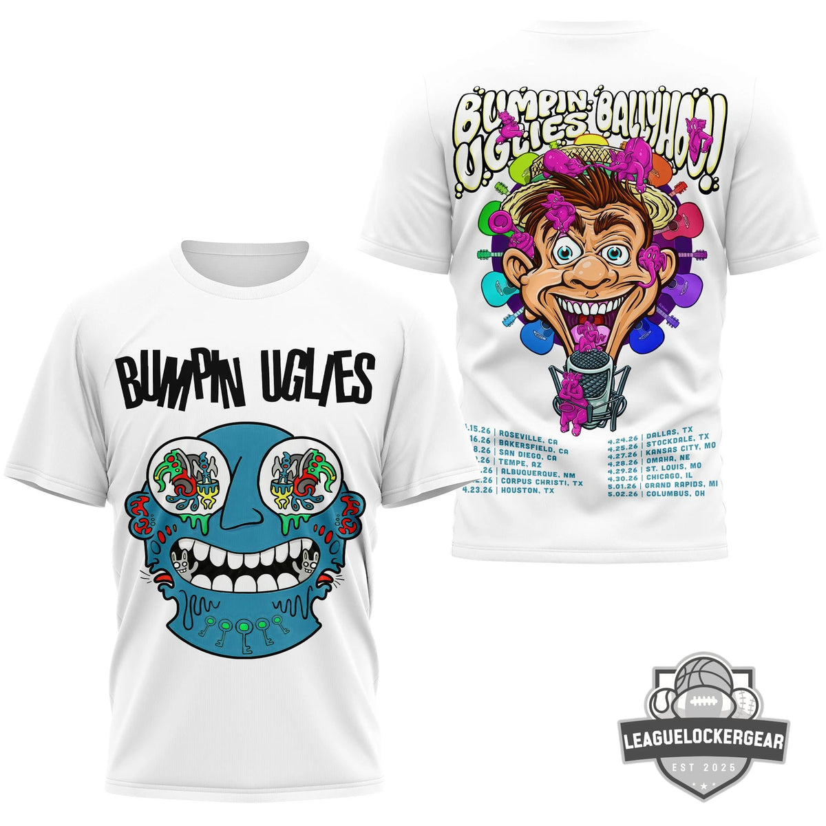 Bumpin Uglies Ballyhoo! 2026 Tour T-Shirt - LeagueLockerGear
