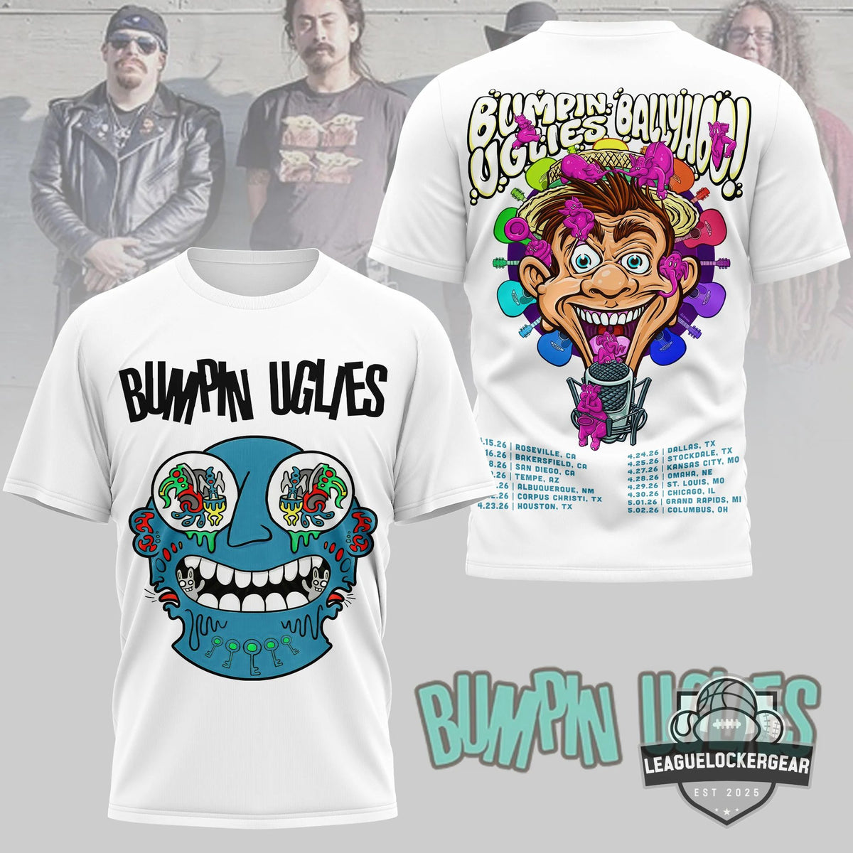 Bumpin Uglies Ballyhoo! 2026 Tour T-Shirt - LeagueLockerGear