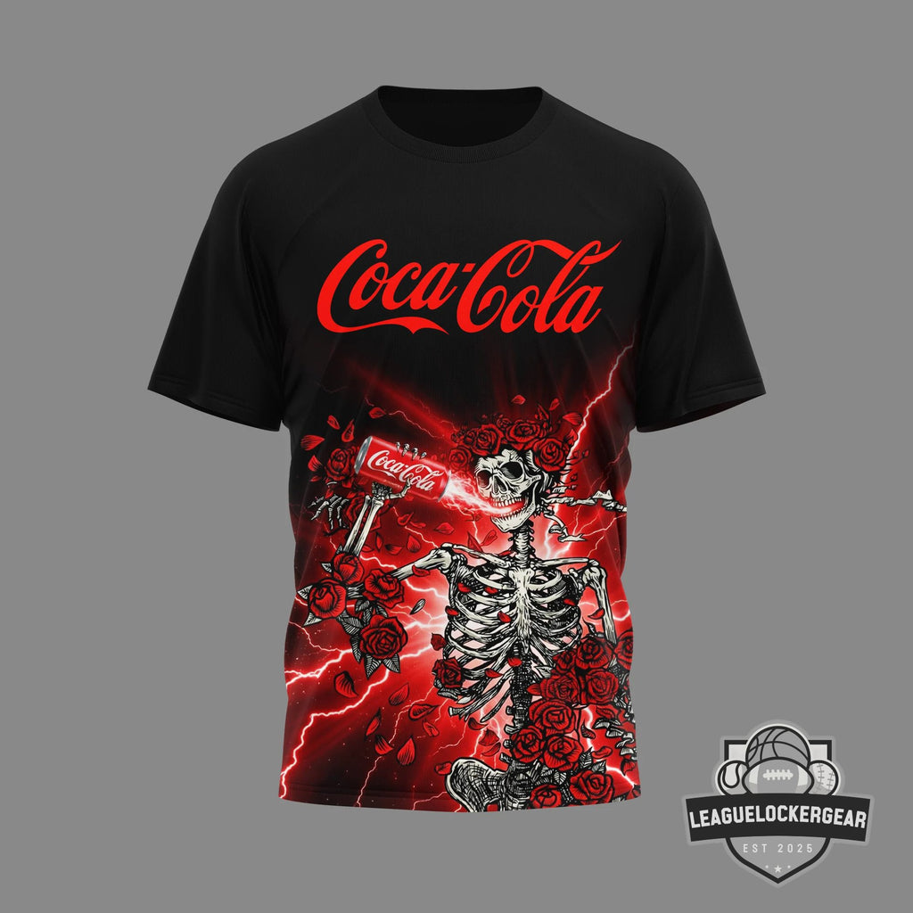The Grateful Dead Coca-Cola Steal Your Face T-Shirt - LeagueLockerGear