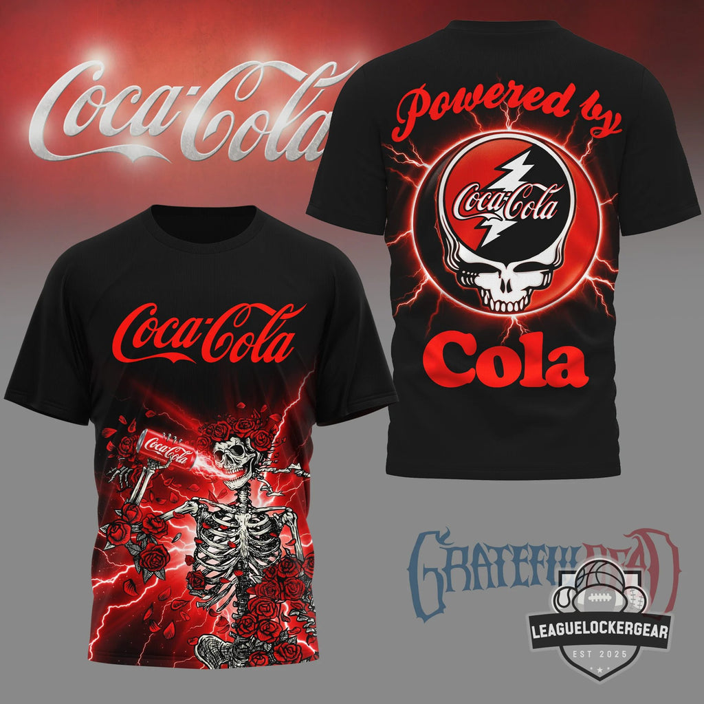 The Grateful Dead Coca-Cola Steal Your Face T-Shirt - LeagueLockerGear