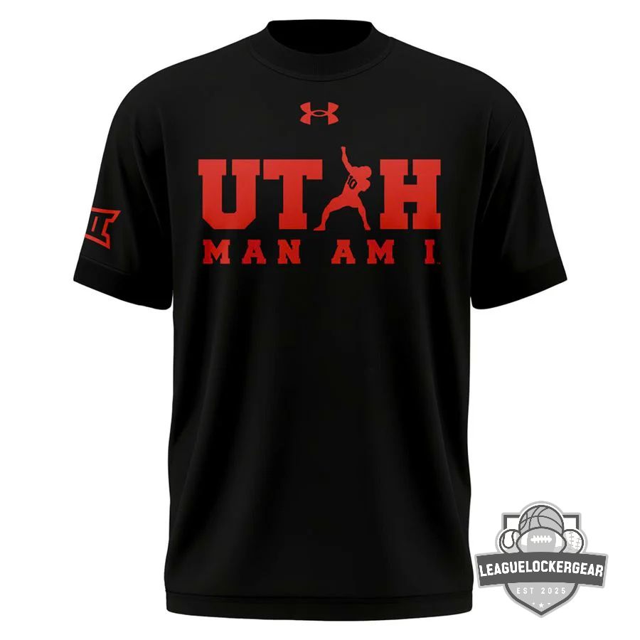 Coach Morgan Scalley Utah MAN AM I T-Shirt - LeagueLockerGear