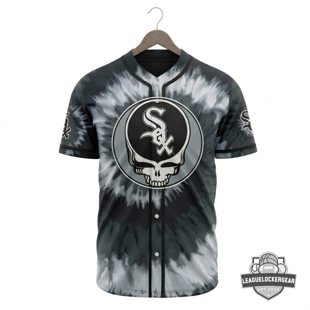 Chicago White Sox x Grateful Dead Baseball Jersey - LeagueLockerGear