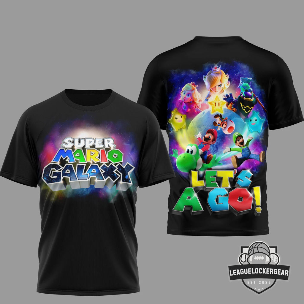 Super Mario Galaxy 3D T-Shirt - LeagueLockerGear