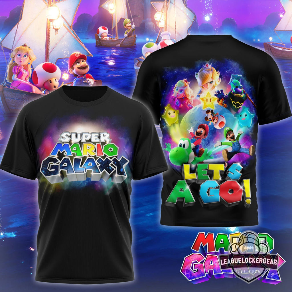 Super Mario Galaxy 3D T-Shirt - LeagueLockerGear