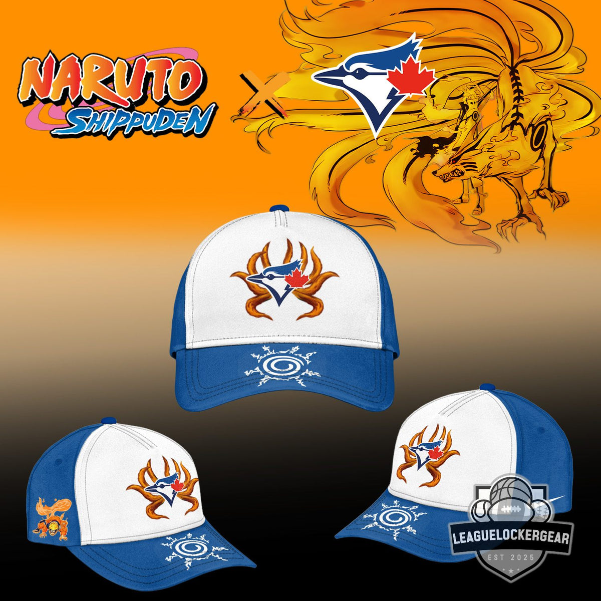 Toronto Blue Jays Naruto Night Baseball Jersey - LeagueLockerGear
