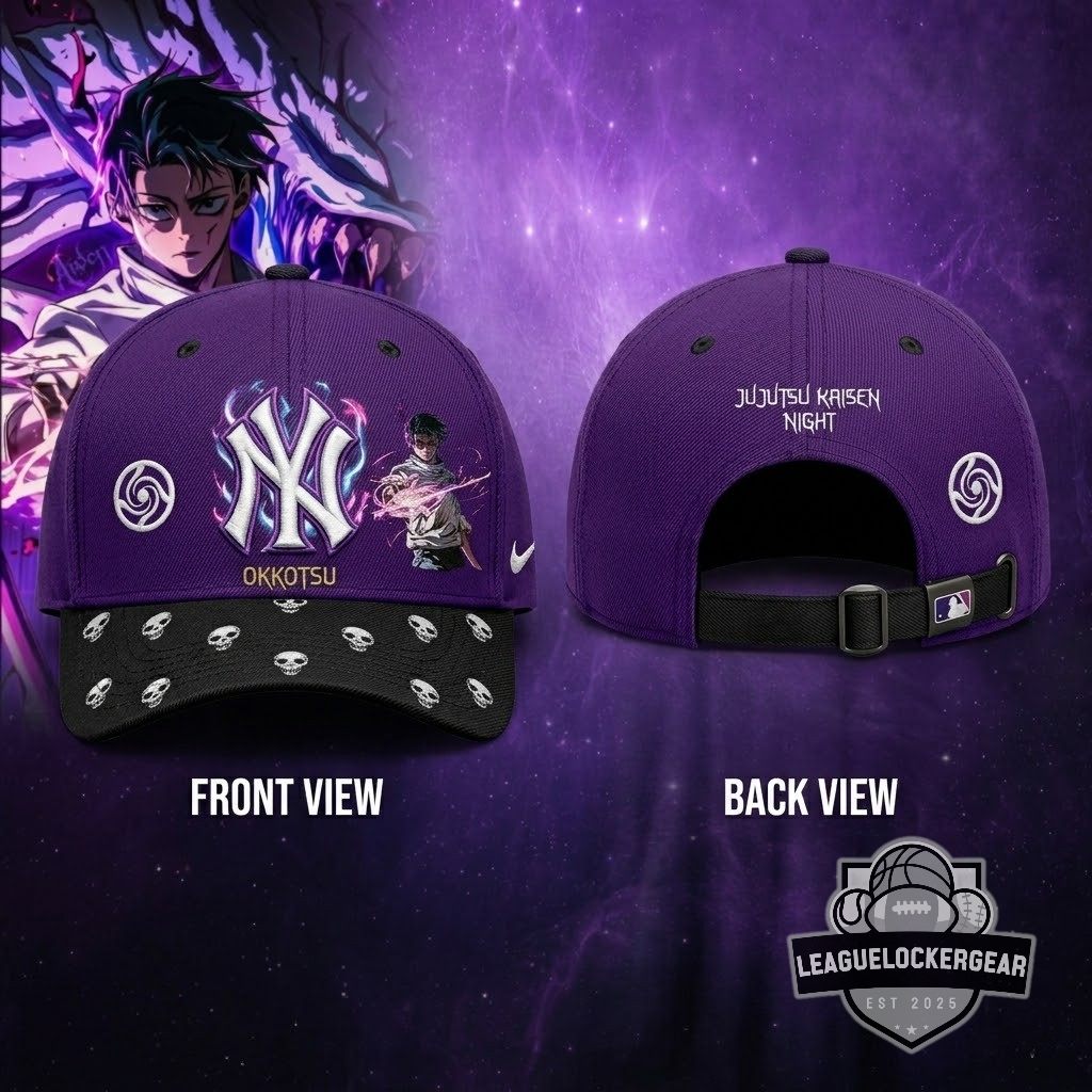 New York Yankees Jujutsu Kaisen Night Baseball Jersey - LeagueLockerGear