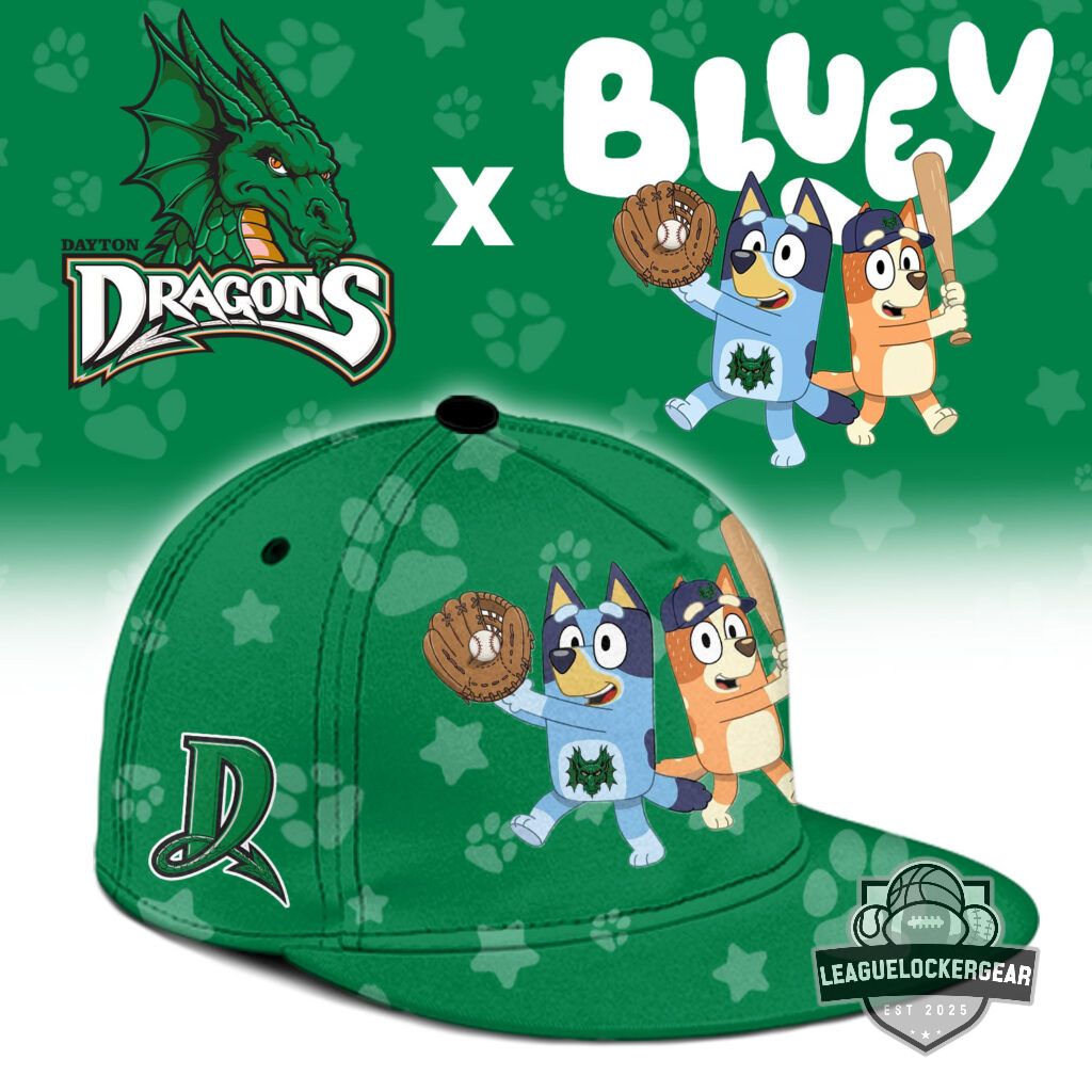 Dayton Dragons X Bluey Baseball Jersey - LeagueLockerGear