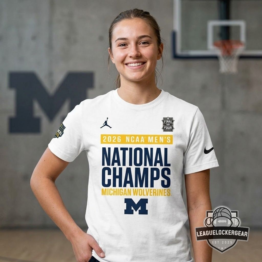 Michigan Wolverines 2026 NCAA Men's National Champs T-Shirt - LeagueLockerGear