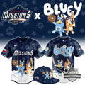 San Antonio Missions Bluey Baseball Jersey - LeagueLockerGear