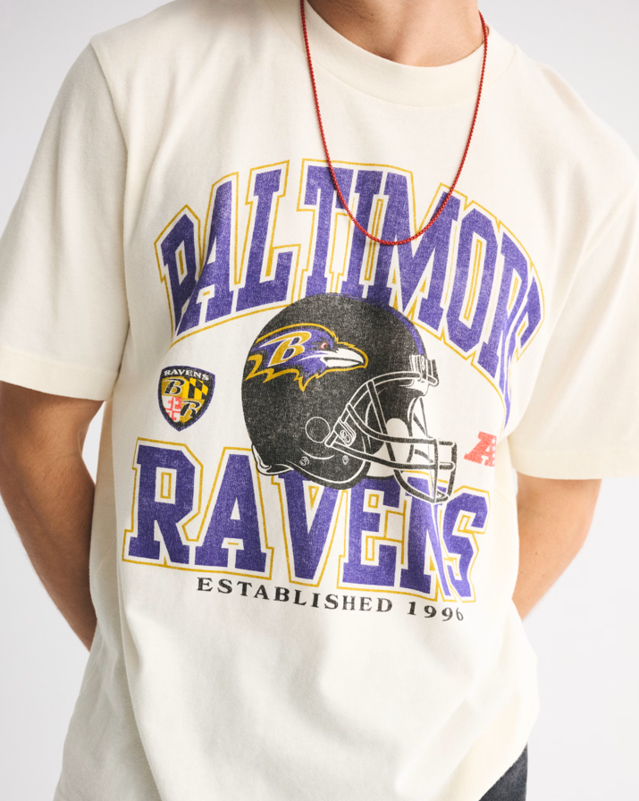 Baltimore Ravens Vintage-Inspired Graphic Tee - LeagueLockerGear