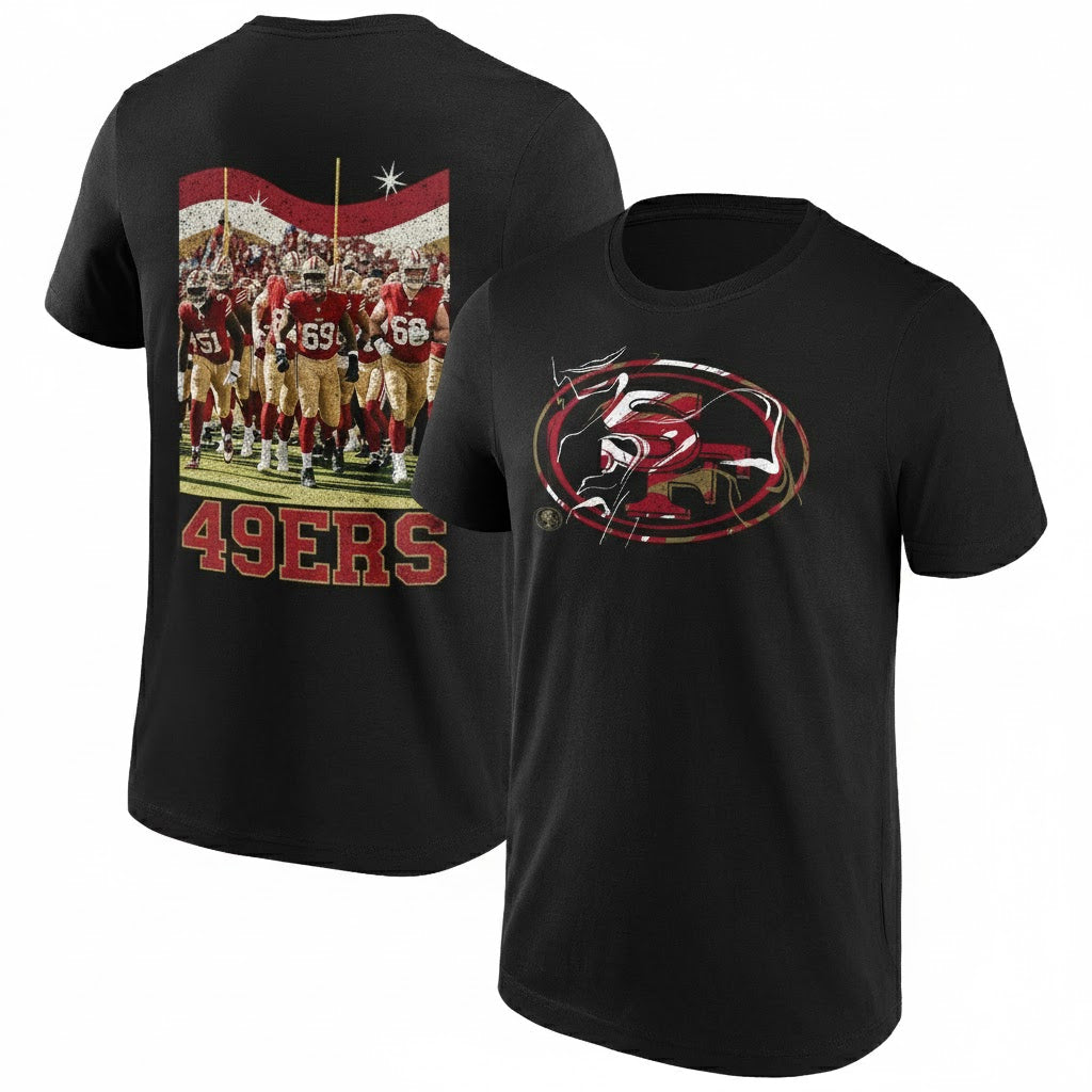 San Francisco 49ers Graphic T-Shirt – Redefine Your Game Day Look - LeagueLockerGear