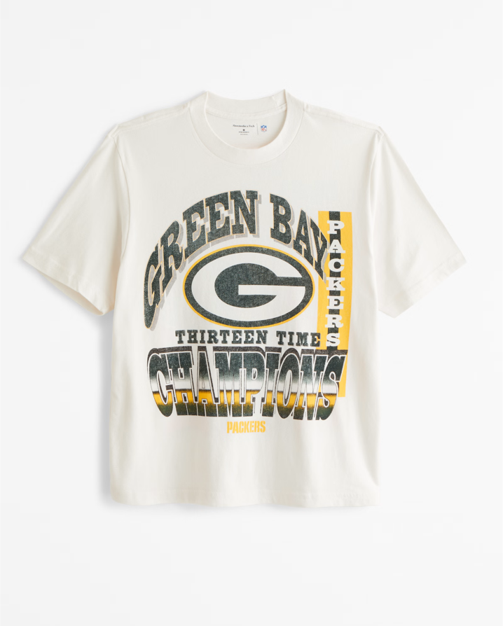 Green Bay Packers Retro Championship Graphic T-Shirt - LeagueLockerGear