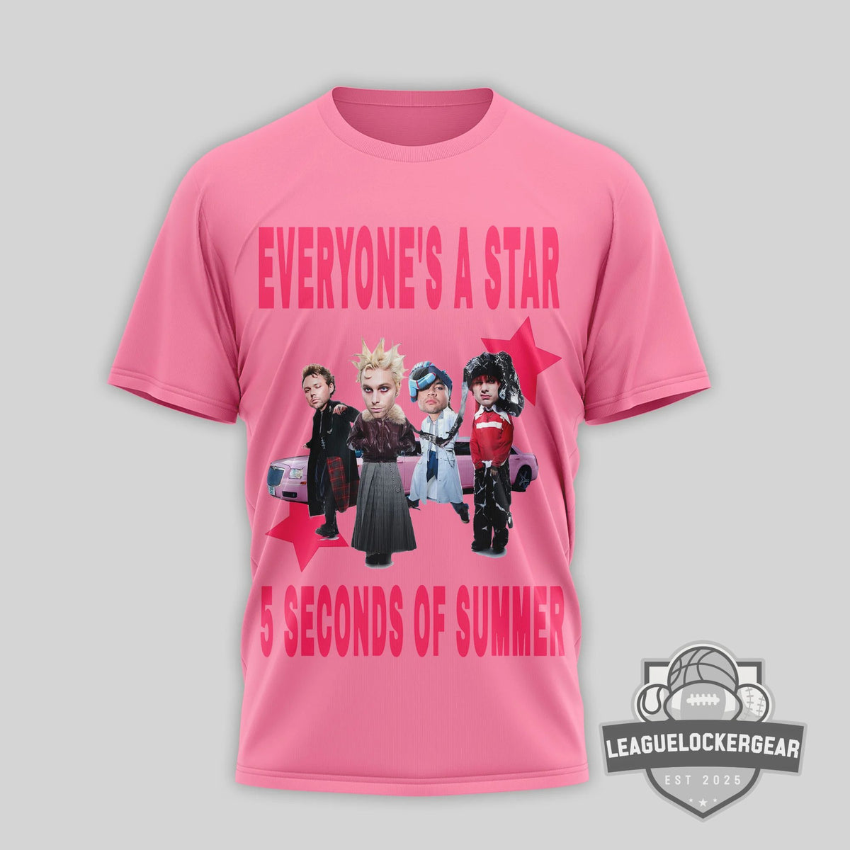 5 Seconds of Summer Everyone's A Star World Tour T-Shirt - LeagueLockerGear
