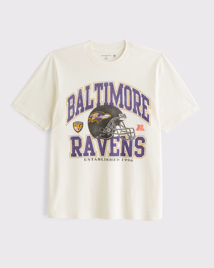 Baltimore Ravens Vintage-Inspired Graphic Tee - LeagueLockerGear