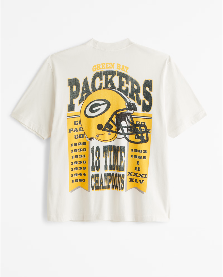 Green Bay Packers Retro Championship Graphic T-Shirt - LeagueLockerGear