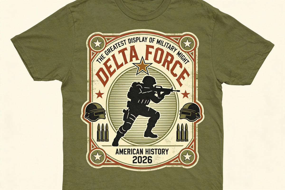 Operation Absolute Resolve Delta Force T-Shirt - Venezuela 2026 - LeagueLockerGear