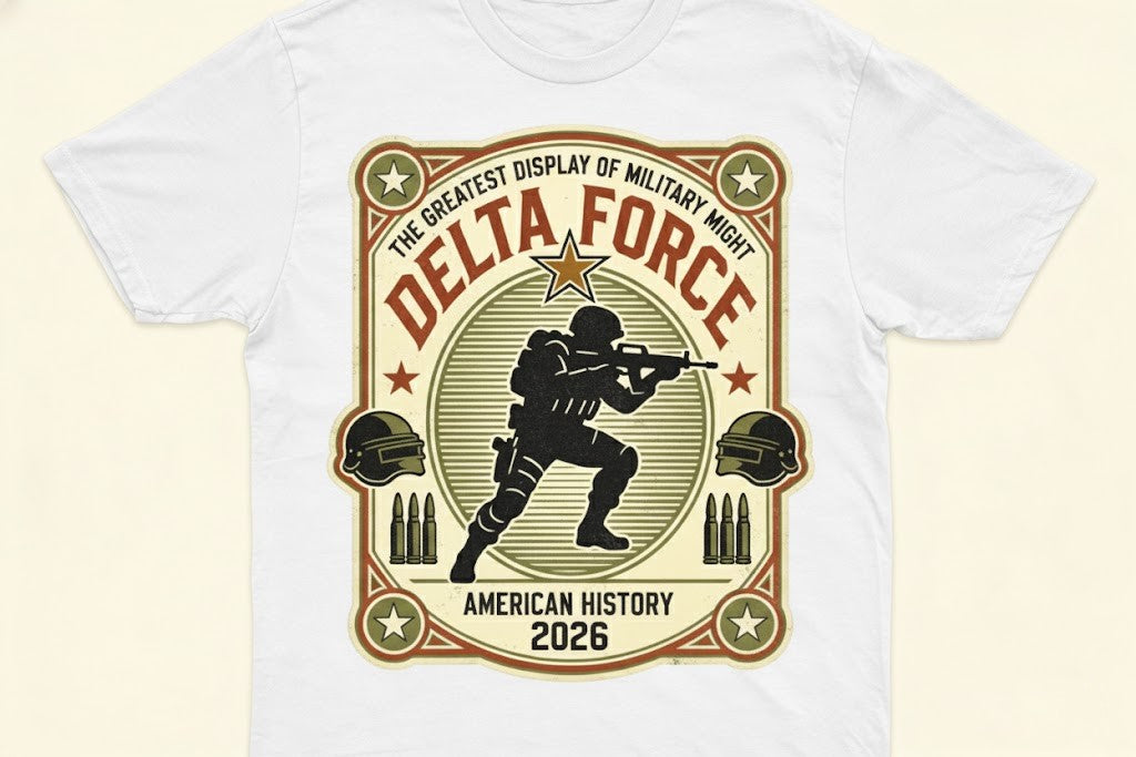 Operation Absolute Resolve Delta Force T-Shirt - Venezuela 2026 - LeagueLockerGear