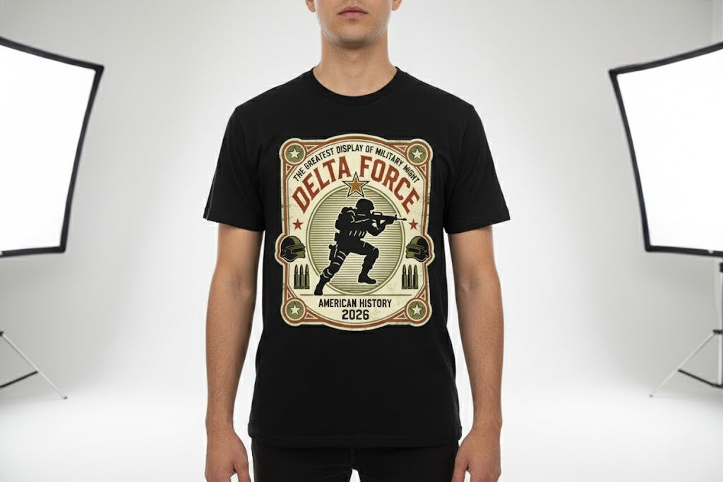 Operation Absolute Resolve Delta Force T-Shirt - Venezuela 2026 - LeagueLockerGear