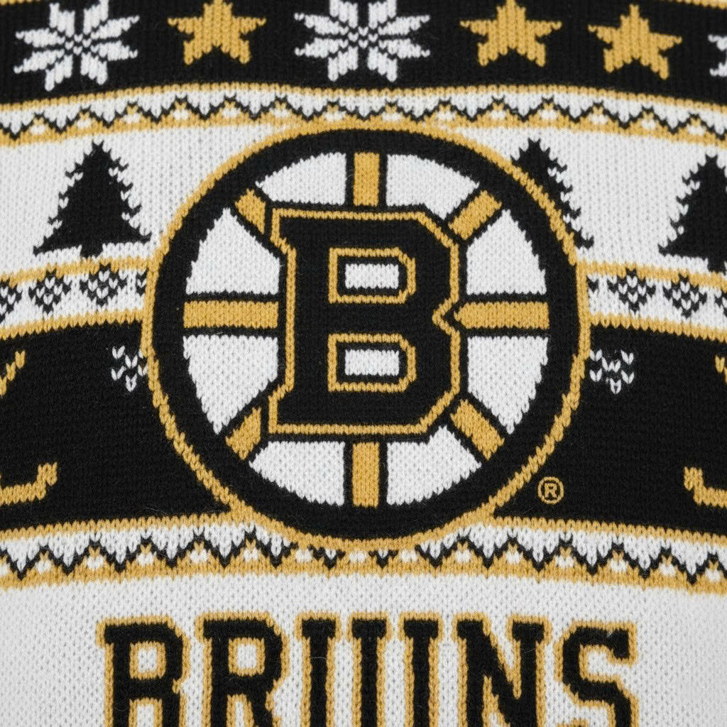 Boston Bruins NHL Ugly Christmas Sweater – Black & Gold Fan Holiday Jumper - LeagueLockerGear