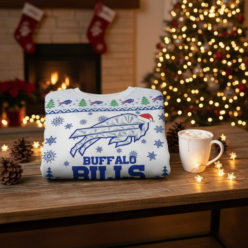 Buffalo Bills Ugly Christmas Sweater - Bills Mafia Festive Edition - LeagueLockerGear