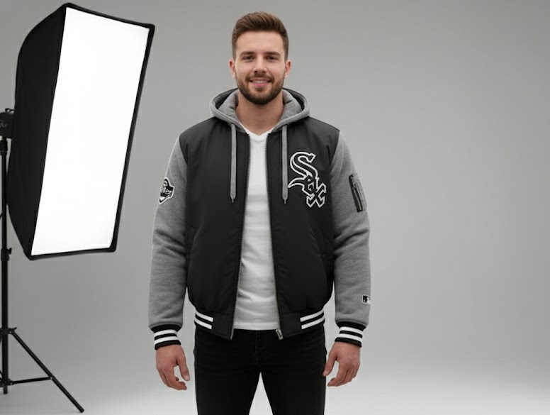 Chicago White Sox Bomber Hoodie Jacket - Southside Pride Outerwear - LeagueLockerGear