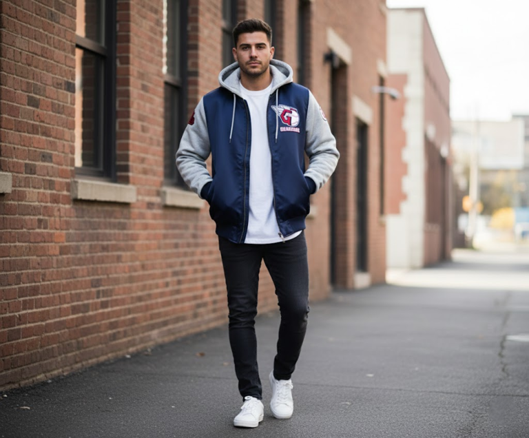 Cleveland Guardians Bomber Hoodie Jacket - The Land Baseball Gift - LeagueLockerGear