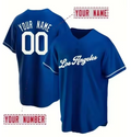 Customized Los Angeles Baseball Jersey Blue - Personalized Dodger Blue Gift - LeagueLockerGear