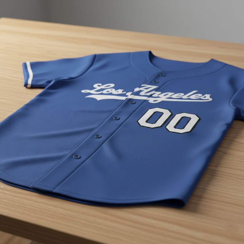 Customized Los Angeles Baseball Jersey Blue - Personalized Dodger Blue Gift - LeagueLockerGear