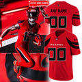 Official Houston Texans Battle Red Football Jersey – Ultimate NFL Fan Apparel - LeagueLockerGear
