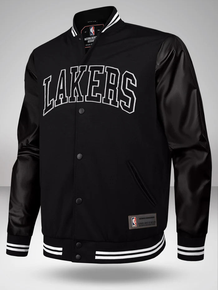 Los Angeles Lakers "Showtime" Varsity Jacket – NBA Fan Bomber - LeagueLockerGear