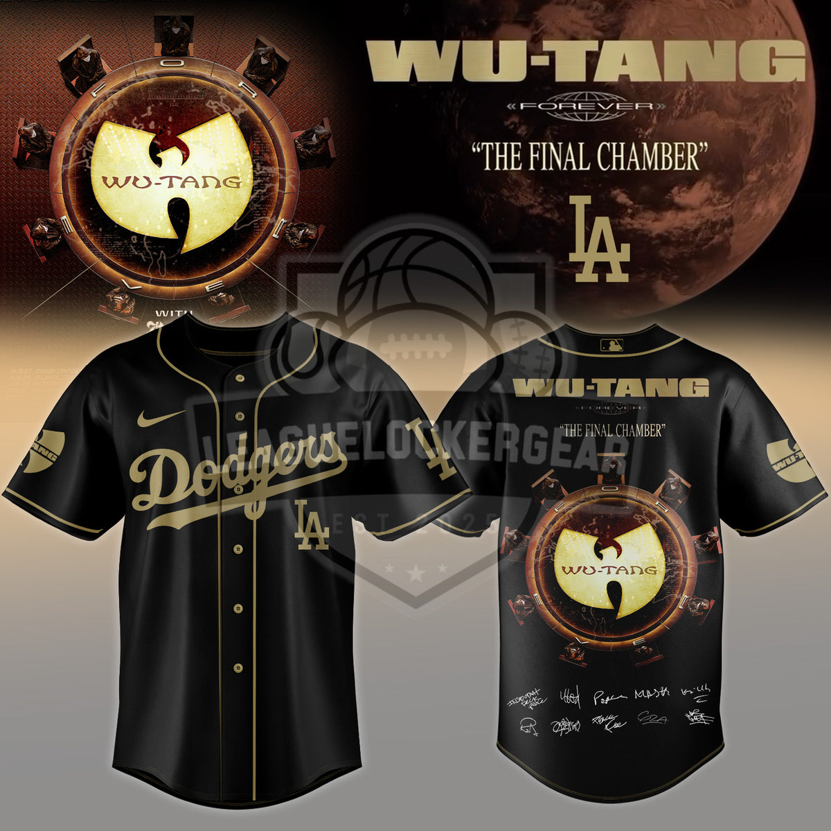 Wu-Tang Clan Wu-Tang Forever The Final Chamber Baseball Jersey - LeagueLockerGear