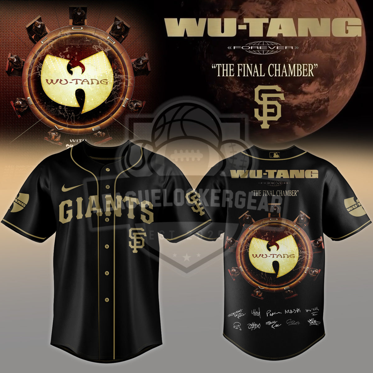 Wu-Tang Clan Wu-Tang Forever The Final Chamber Baseball Jersey - LeagueLockerGear