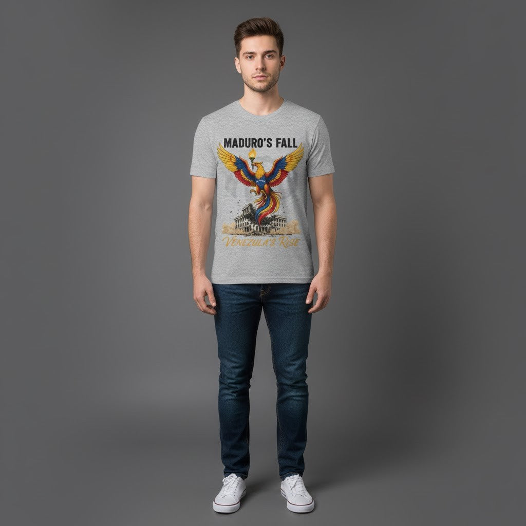 Maduro's Fall Venezuela's Rise T-Shirt - January 3 2026 Operation Absolute Resolve - LeagueLockerGear