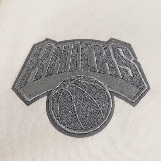 NBA New York Knicks Reverse French Terry Men’s Drop Shoulder Fleece Crewneck - LeagueLockerGear