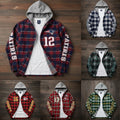 NFL Plaid Hooded Flannel – Official Team Button-Down Shirt for 2025 Fans - LeagueLockerGear