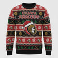 Ottawa Senators NHL Ugly Christmas Sweater – Red & Black "Sens" Holiday Knit - LeagueLockerGear