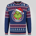 Philadelphia 76ers x The Grinch Ugly Christmas Sweater – Royal Blue & Red "Grinchmas" Knit - LeagueLockerGear