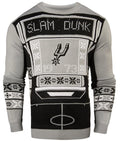 San Antonio Spurs Christmas Ugly Sweater - Retro Game Scoreboard Edition - LeagueLockerGear