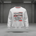 Toyota "Heritage of Reliability" 3D Blueprint Crewneck Sweatshirt - LeagueLockerGear