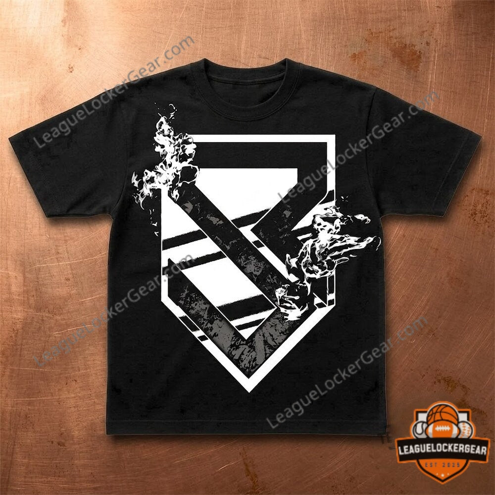 Tyrese Haliburton Seth Rollins Flames Shirt 2026 - LeagueLockerGear
