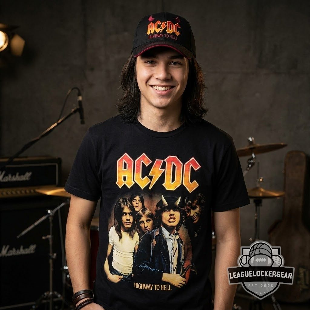 AC/DC Highway to Hell 3D T-Shirt - LeagueLockerGear