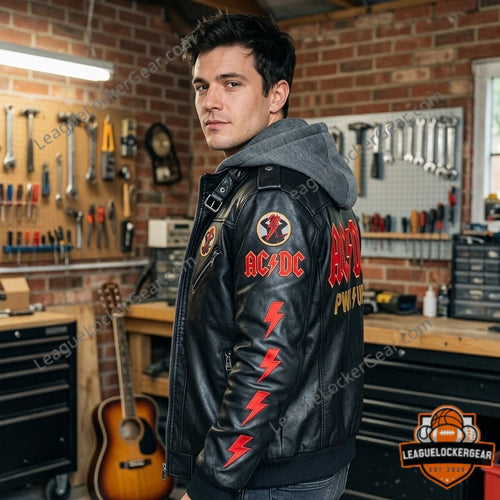 AC/DC PWR UP 2026 Leather Jacket - LeagueLockerGear