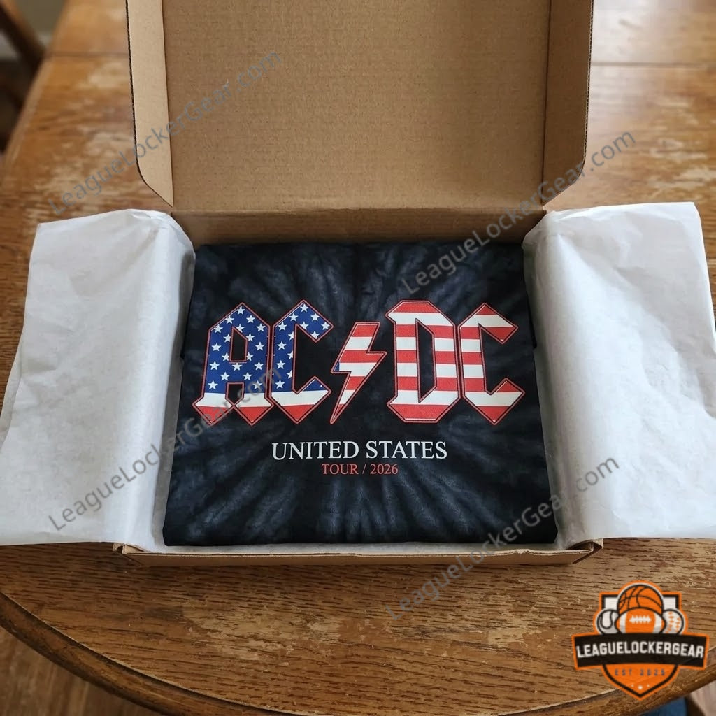 AC/DC United States Tour 2026 T-Shirt - LeagueLockerGear
