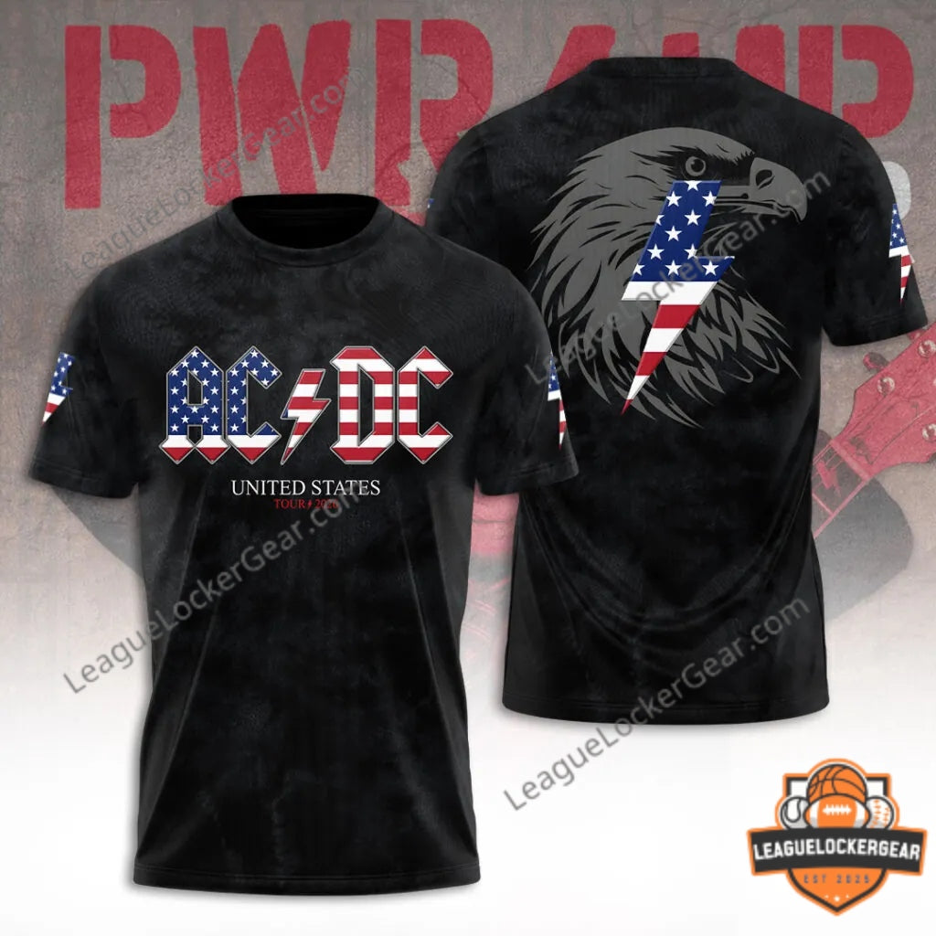 AC/DC United States Tour 2026 T-Shirt - LeagueLockerGear