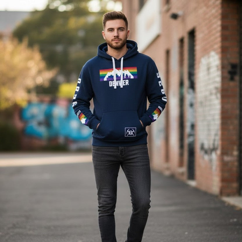 Denver Nuggets City Edition Hoodie 2025/26 – Unisex Stadium Essentials City Star Pullover - LeagueLockerGear