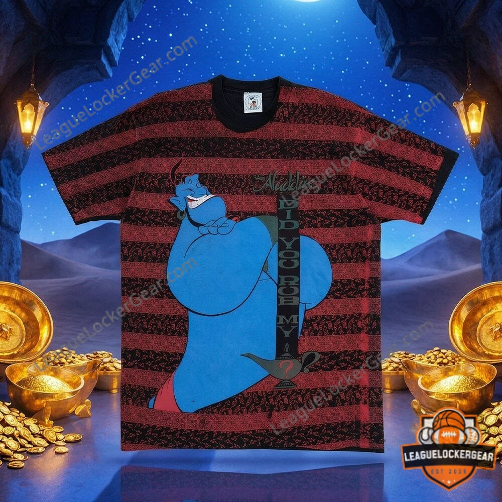 Aladdin Genie Did You Rub Me Quote T-Shirt - LeagueLockerGear