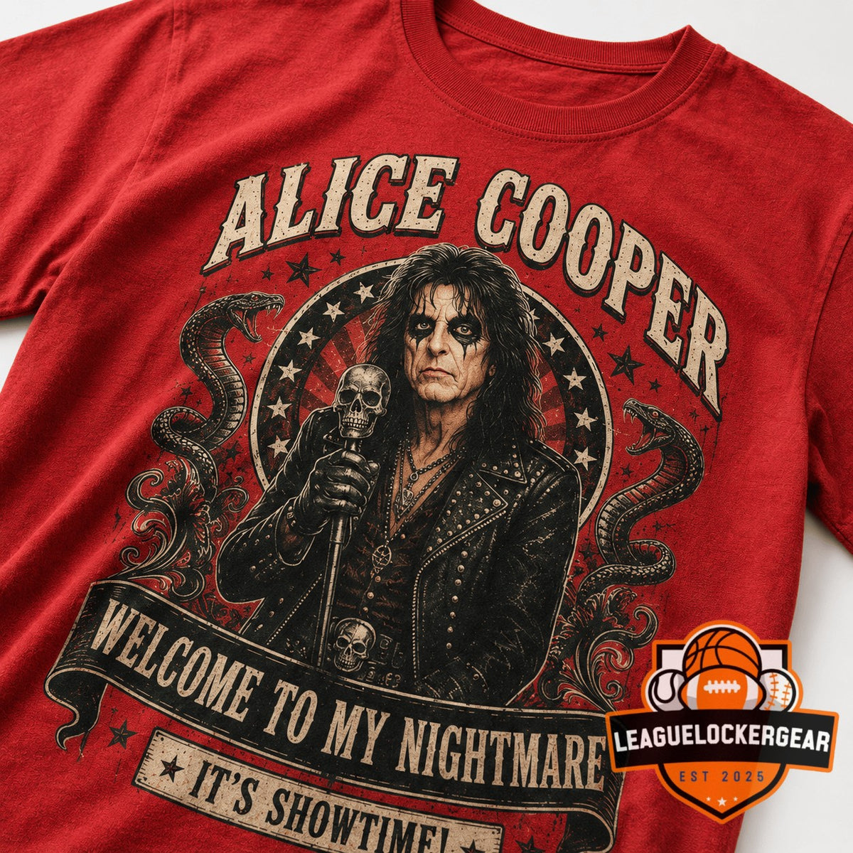 Alice Cooper Welcome To My Nightmare 3D T-Shirt - LeagueLockerGear